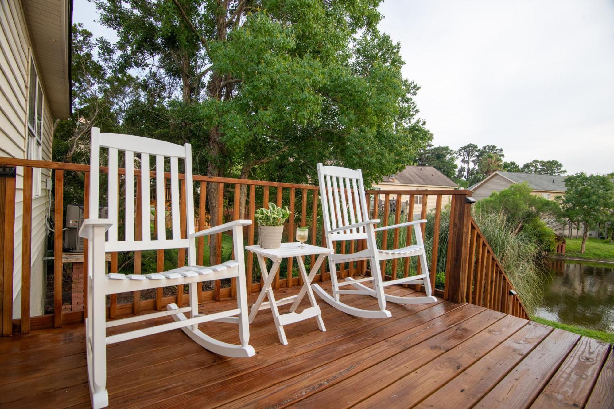 Savannah Lakefront Retreat Near Tybee Beach With King Bed And Free Parking Kültér fotó