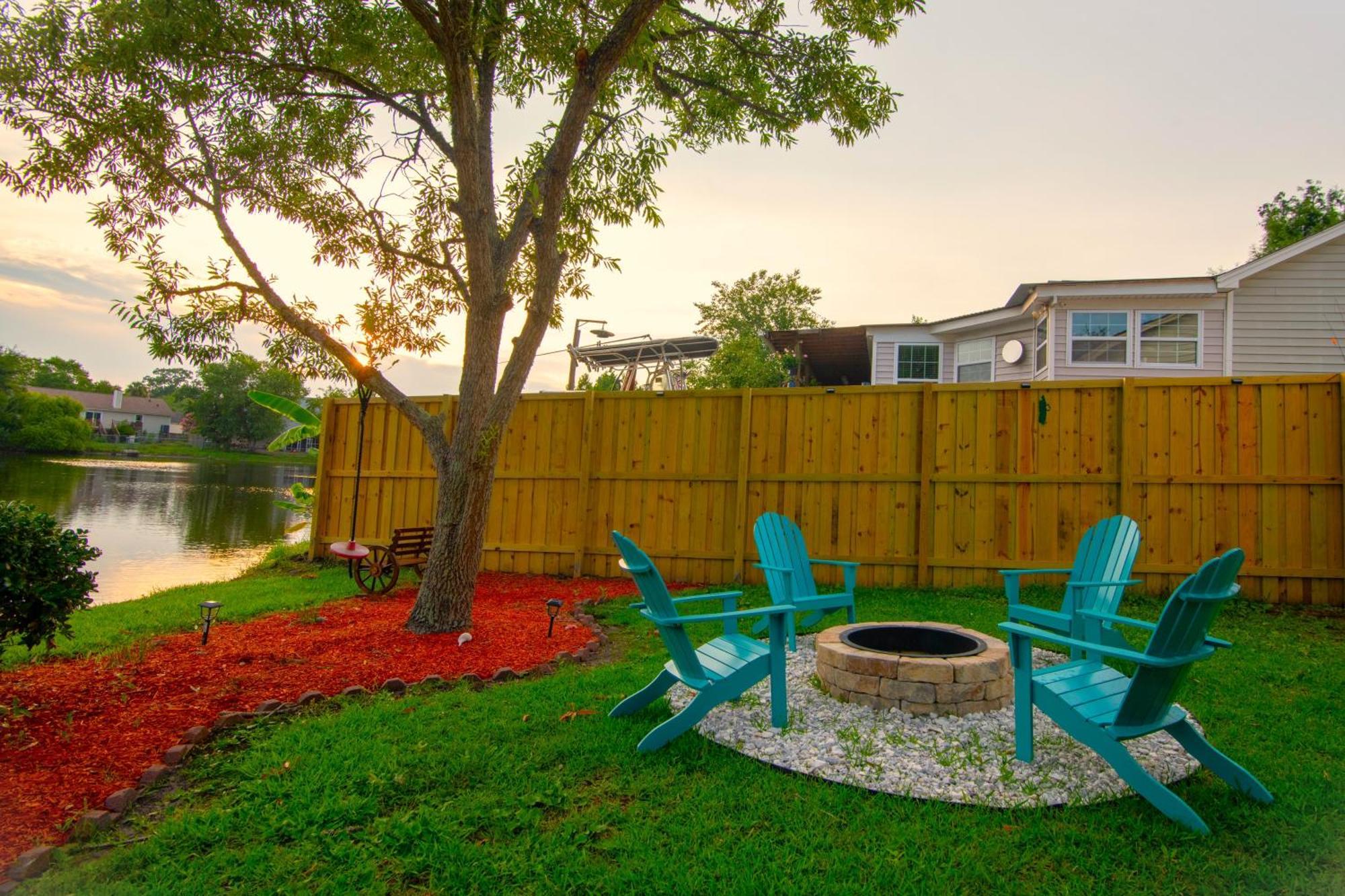 Savannah Lakefront Retreat Near Tybee Beach With King Bed And Free Parking Kültér fotó